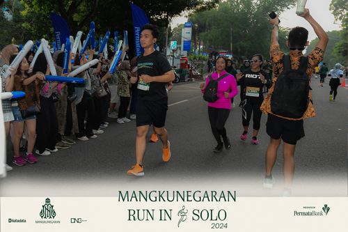Race photo from Mangkunegaran Run 2024
