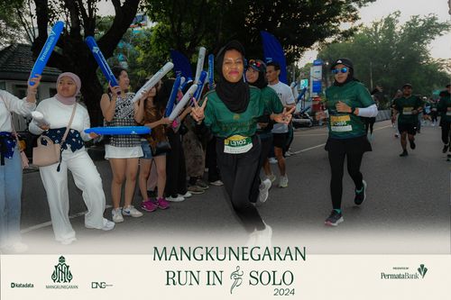 Race photo from Mangkunegaran Run 2024