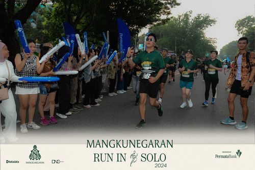 Race photo from Mangkunegaran Run 2024