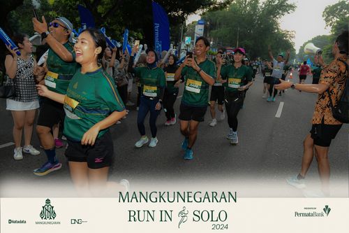 Race photo from Mangkunegaran Run 2024