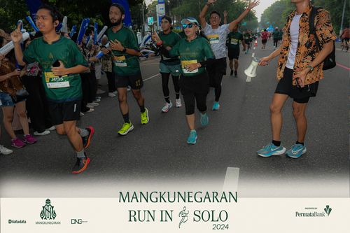Race photo from Mangkunegaran Run 2024