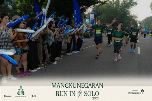 Race photo from Mangkunegaran Run 2024