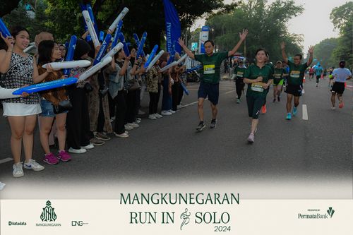 Race photo from Mangkunegaran Run 2024