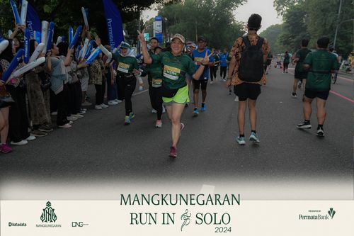 Race photo from Mangkunegaran Run 2024