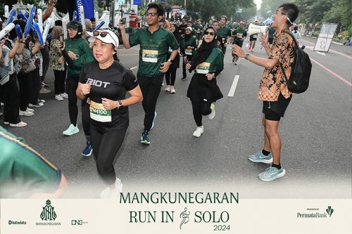 Race photo from Mangkunegaran Run 2024