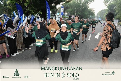 Race photo from Mangkunegaran Run 2024