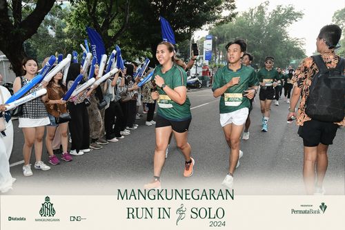 Race photo from Mangkunegaran Run 2024