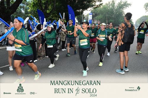 Race photo from Mangkunegaran Run 2024