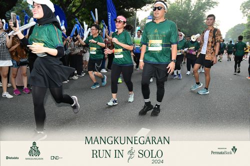 Race photo from Mangkunegaran Run 2024