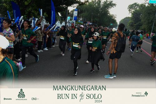 Race photo from Mangkunegaran Run 2024