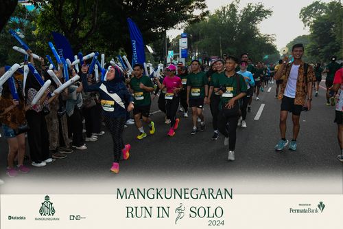 Race photo from Mangkunegaran Run 2024