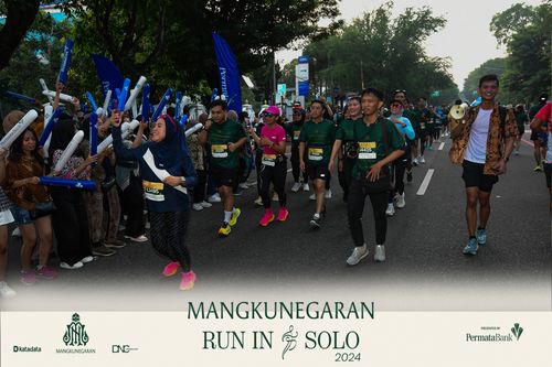 Race photo from Mangkunegaran Run 2024