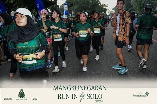 Race photo from Mangkunegaran Run 2024