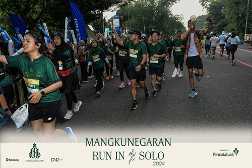 Race photo from Mangkunegaran Run 2024
