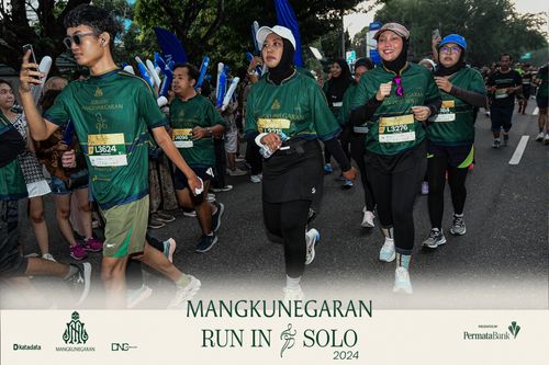 Race photo from Mangkunegaran Run 2024