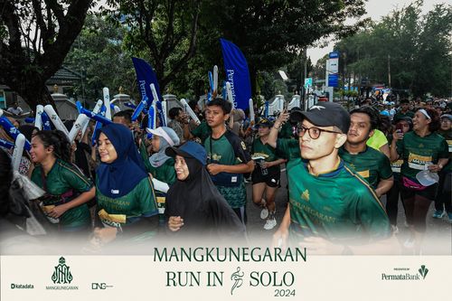 Race photo from Mangkunegaran Run 2024