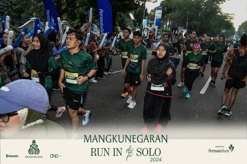 Race photo from Mangkunegaran Run 2024