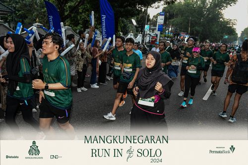 Race photo from Mangkunegaran Run 2024