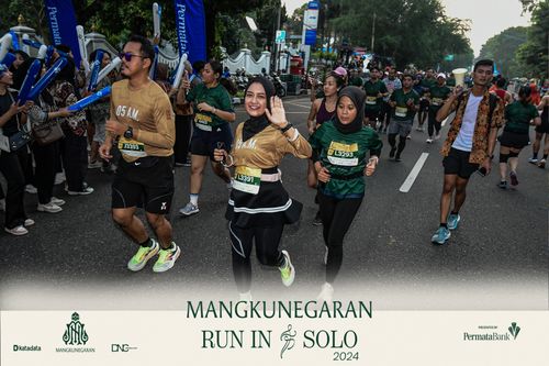 Race photo from Mangkunegaran Run 2024