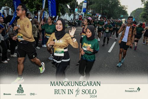 Race photo from Mangkunegaran Run 2024