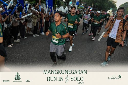 Race photo from Mangkunegaran Run 2024