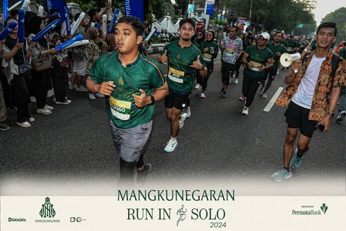 Race photo from Mangkunegaran Run 2024