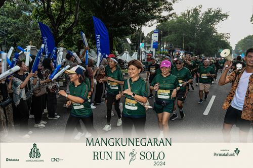 Race photo from Mangkunegaran Run 2024