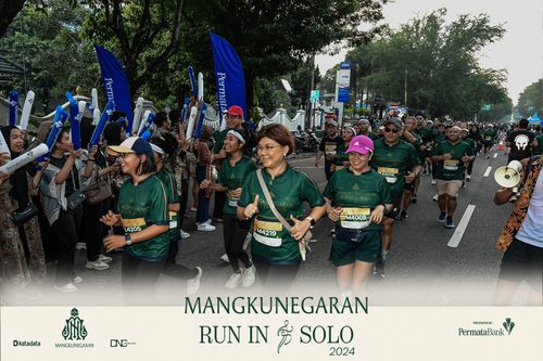 Race photo from Mangkunegaran Run 2024