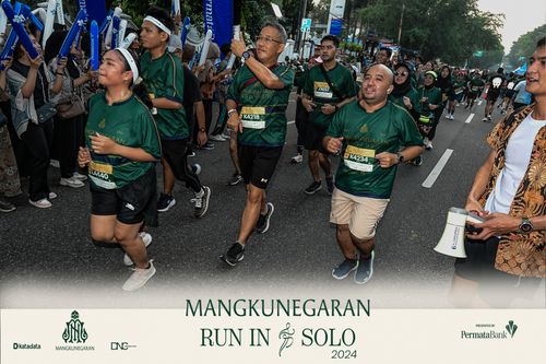Race photo from Mangkunegaran Run 2024