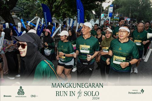 Race photo from Mangkunegaran Run 2024