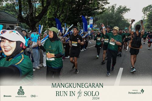 Race photo from Mangkunegaran Run 2024