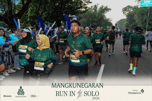 Race photo from Mangkunegaran Run 2024