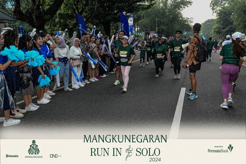 Race photo from Mangkunegaran Run 2024