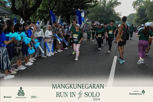 Race photo from Mangkunegaran Run 2024