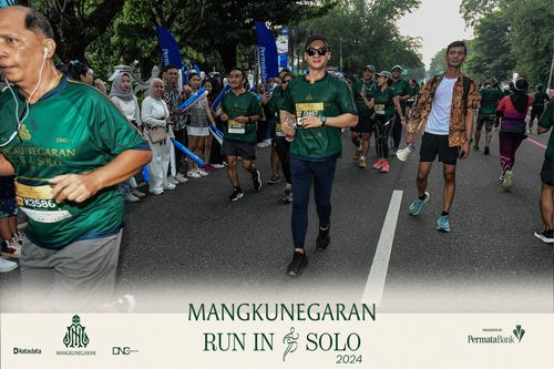 Race photo from Mangkunegaran Run 2024