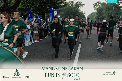 Race photo from Mangkunegaran Run 2024