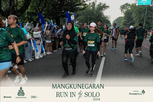 Race photo from Mangkunegaran Run 2024