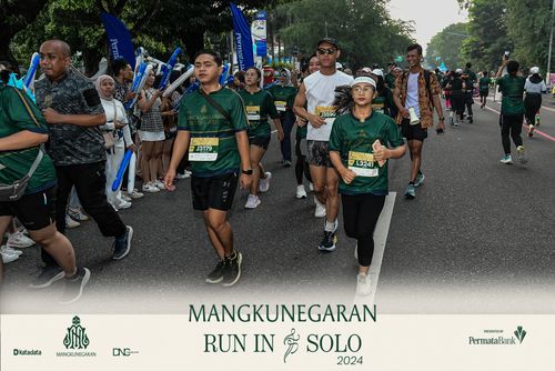 Race photo from Mangkunegaran Run 2024