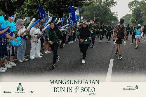 Race photo from Mangkunegaran Run 2024