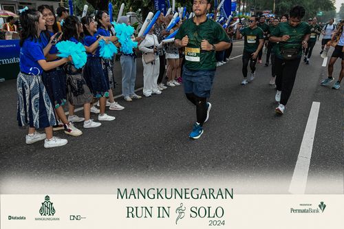 Race photo from Mangkunegaran Run 2024