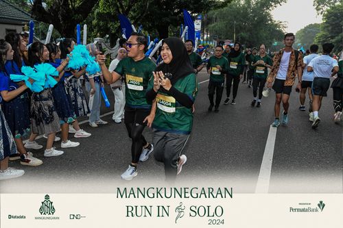 Race photo from Mangkunegaran Run 2024
