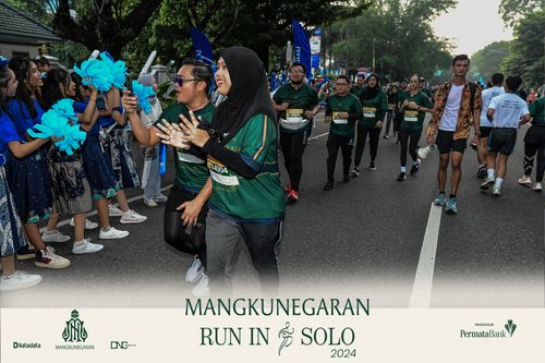 Race photo from Mangkunegaran Run 2024