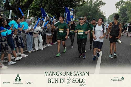 Race photo from Mangkunegaran Run 2024
