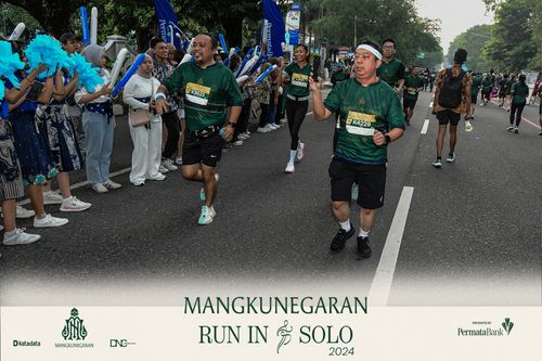 Race photo from Mangkunegaran Run 2024