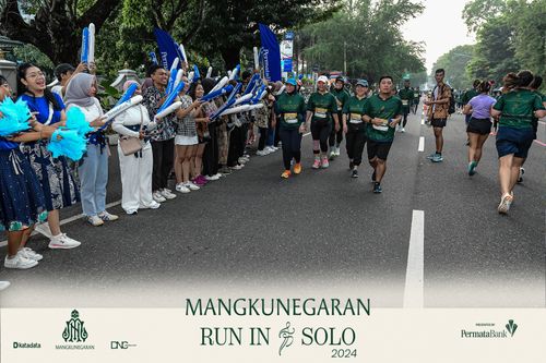 Race photo from Mangkunegaran Run 2024