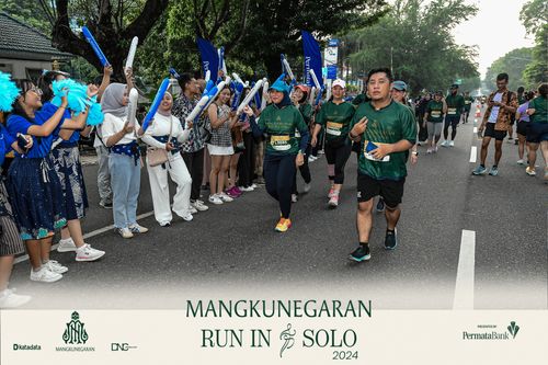 Race photo from Mangkunegaran Run 2024