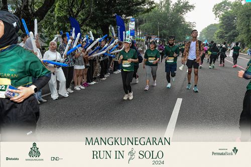 Race photo from Mangkunegaran Run 2024