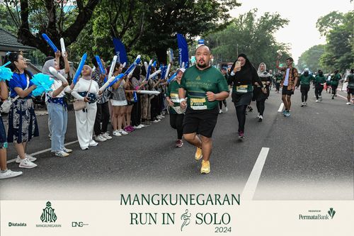 Race photo from Mangkunegaran Run 2024