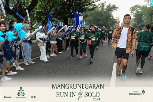 Race photo from Mangkunegaran Run 2024