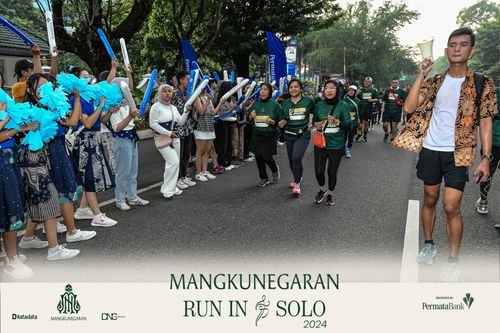 Race photo from Mangkunegaran Run 2024